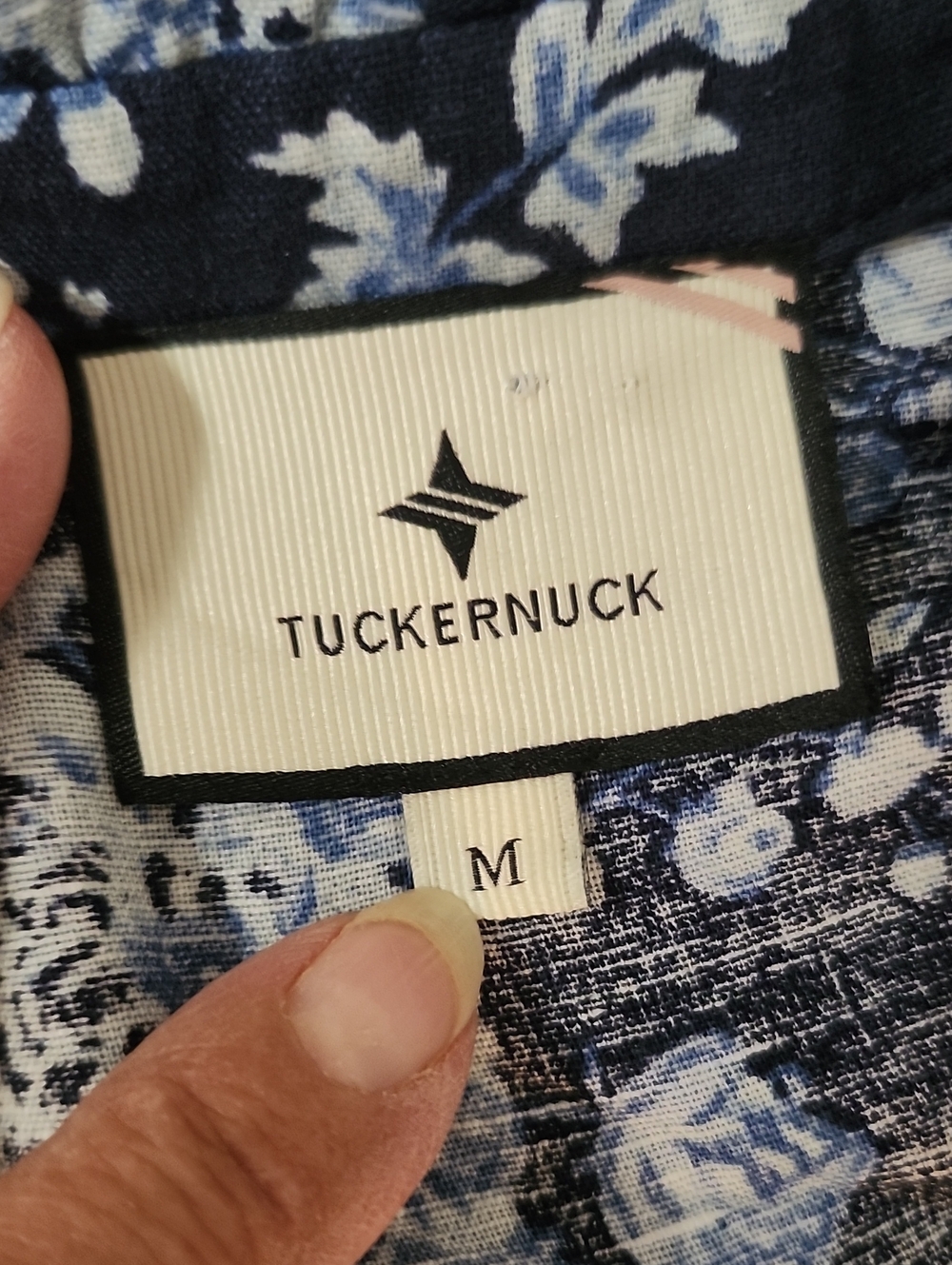 Tuckernuck Twilight Garden Jenna Floral Dress Size Medium Linen Cotton - Picture 7 of 14